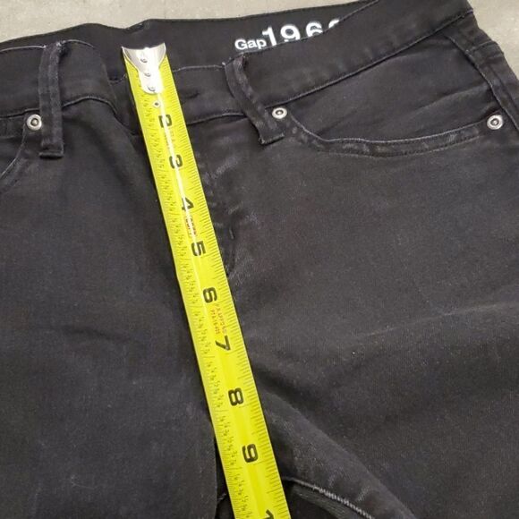 28 GAP Legging Jean BLACK SKINNY JEGGING LEGGING JEANS 6 - Picture 3 of 11